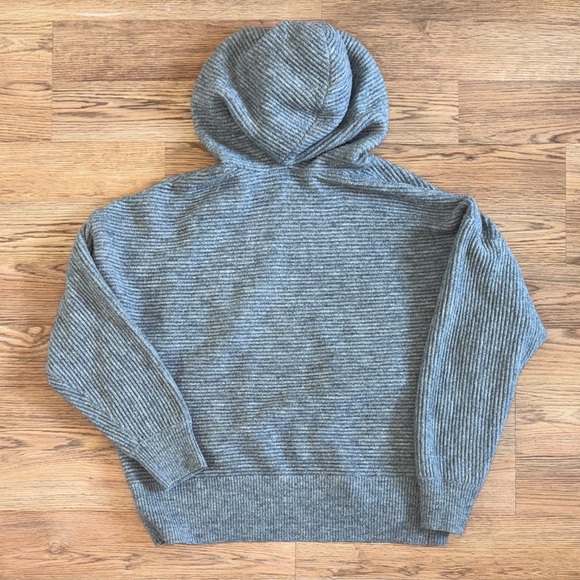 CALIA by Carrie Underwood Gray Ribbed Hoodie - Picture 6 of 8